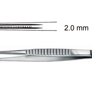 Vascular Forceps / De Bakey / 2.0mm25 cm / 9 7 / 8”