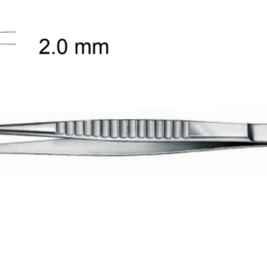 Vascular Forceps, Bulldog Clamps / De Bakey / 2.0mm16 cm / 6 2 / 8”