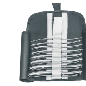 Uterine Dilators /Hegar / set of 8 pieces in boilable canvas roll