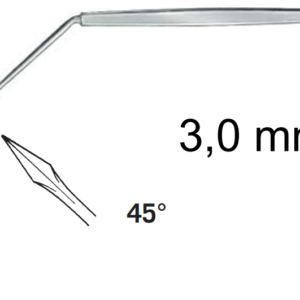 Ear Hooklet, Tympanum Needles / Politzer / Needle Vertically 15,5 cm