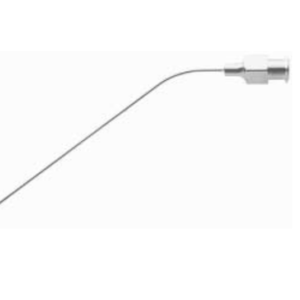 Tonsil cannula, angled 0 1.0 mm