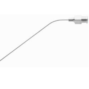 Tonsil cannula, angled 0 1.2 mm