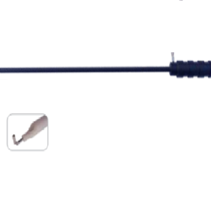 CROCHET MONOPOLAIR AVEC ASPIRATION 5mm*330mm ( SUCTION L HOOk TIP 90°)