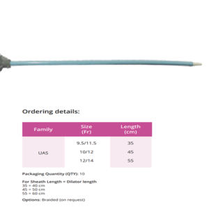 GAINE D’ACCEES POUR URETEROSCOPE SOUPLE